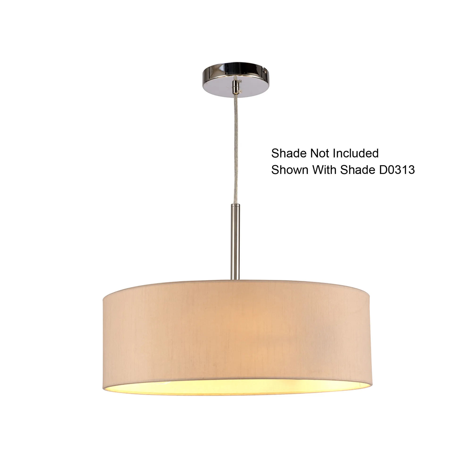 Baymont Pendant 3 Light Polished Chrome D0339  Deco Baymont PC